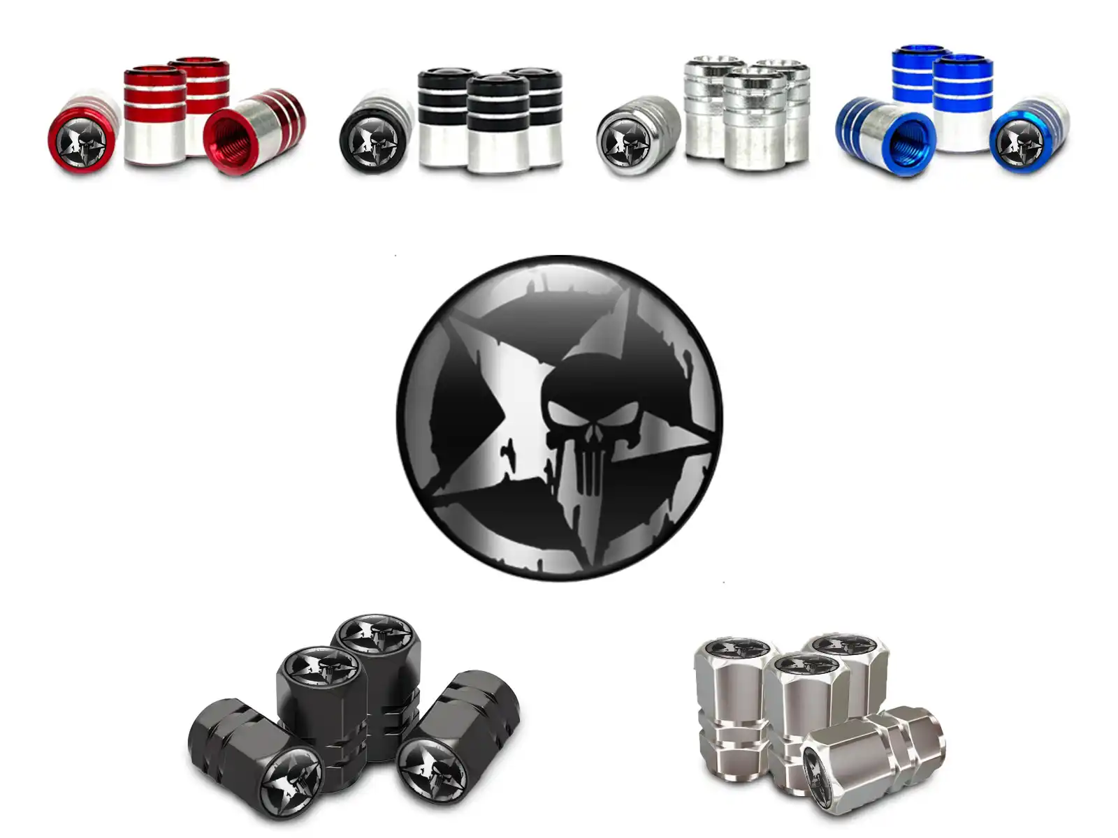 Tyres Valve Caps for Bikes Tuning Style